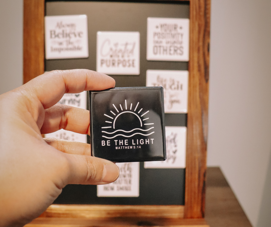 Positive Quotes Photo Magnets - Motivational & Uplifting Decor for Fridge or Office